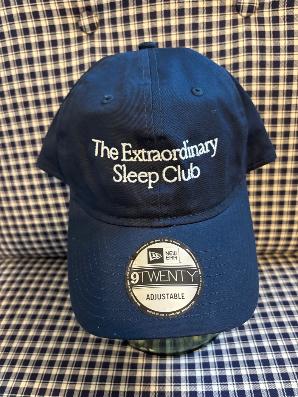 New Era Navy 'The Extraordinary Sleep Club' Embroidered Cap